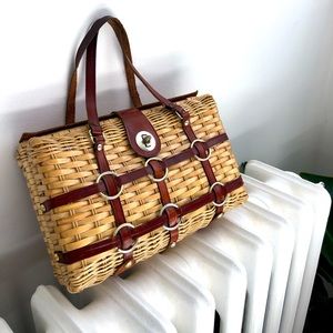 Vintage Whicker Handbag